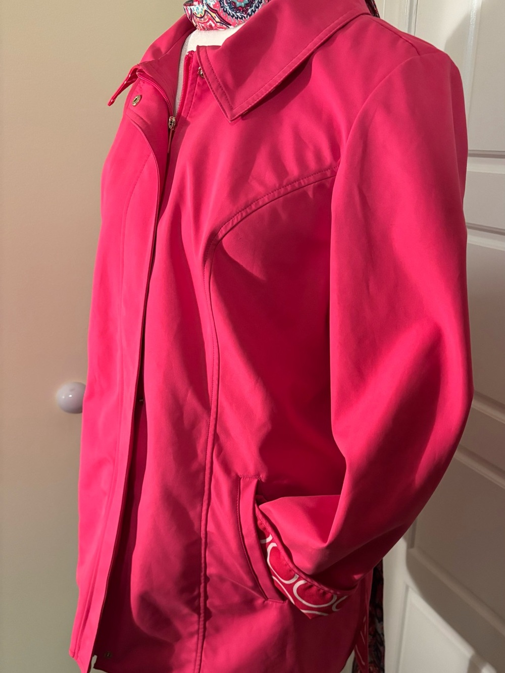Dennis Basso Hot Pink Jacket